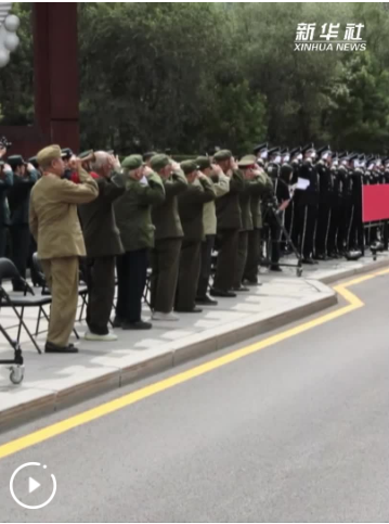 第十二批在韩中国人民志愿军烈士遗骸抵达沈阳抗美援朝烈士陵园