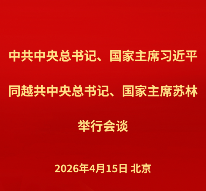 习近平同越共中央总书记、国家主席苏林举行会谈