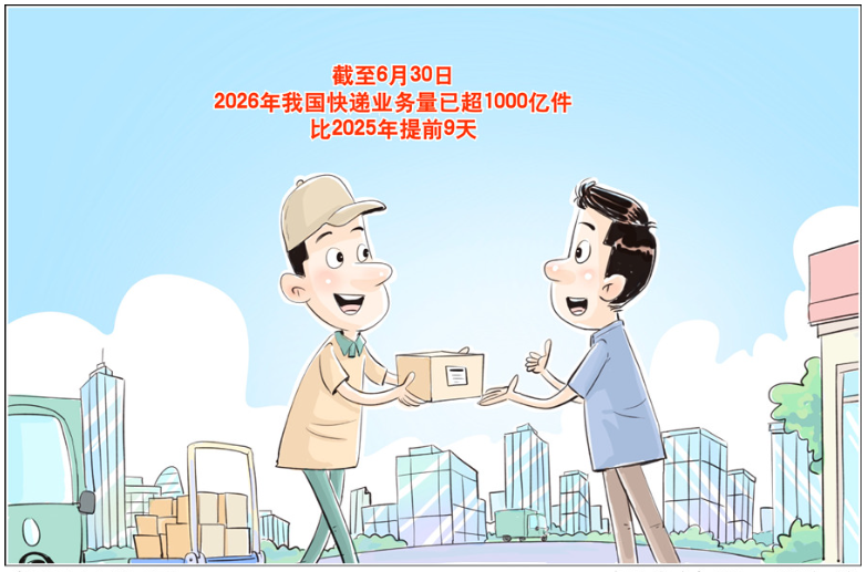 连通大市场 快递“小包裹”超千亿件