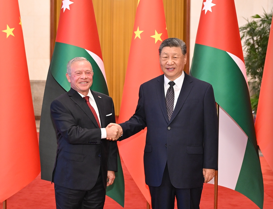 习近平同约旦国王阿卜杜拉二世会谈
