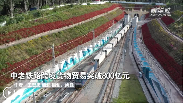 中老铁路跨境货物贸易突破800亿元