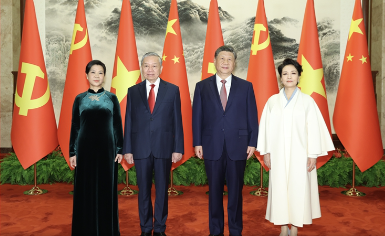 习近平同越共中央总书记、国家主席苏林举行会谈