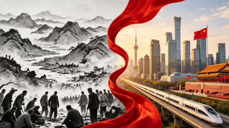 伟大复兴不可逆转 伟大梦想照进现实