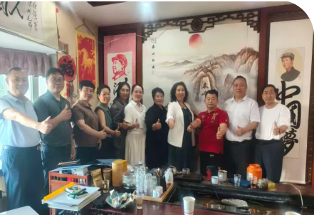 广东省注册物业管理师协会会长卢遂斌率队考察走访战略顾问单位顾客集品牌俱乐部神一针中医&惠成商业顶层推介