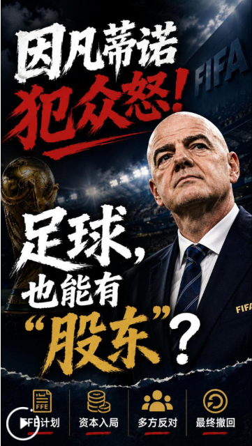 因凡蒂诺犯众怒 ，足球也能有“股东”？