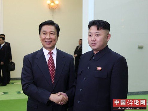 李源潮在平壤会晤金正恩 转达习近平口信